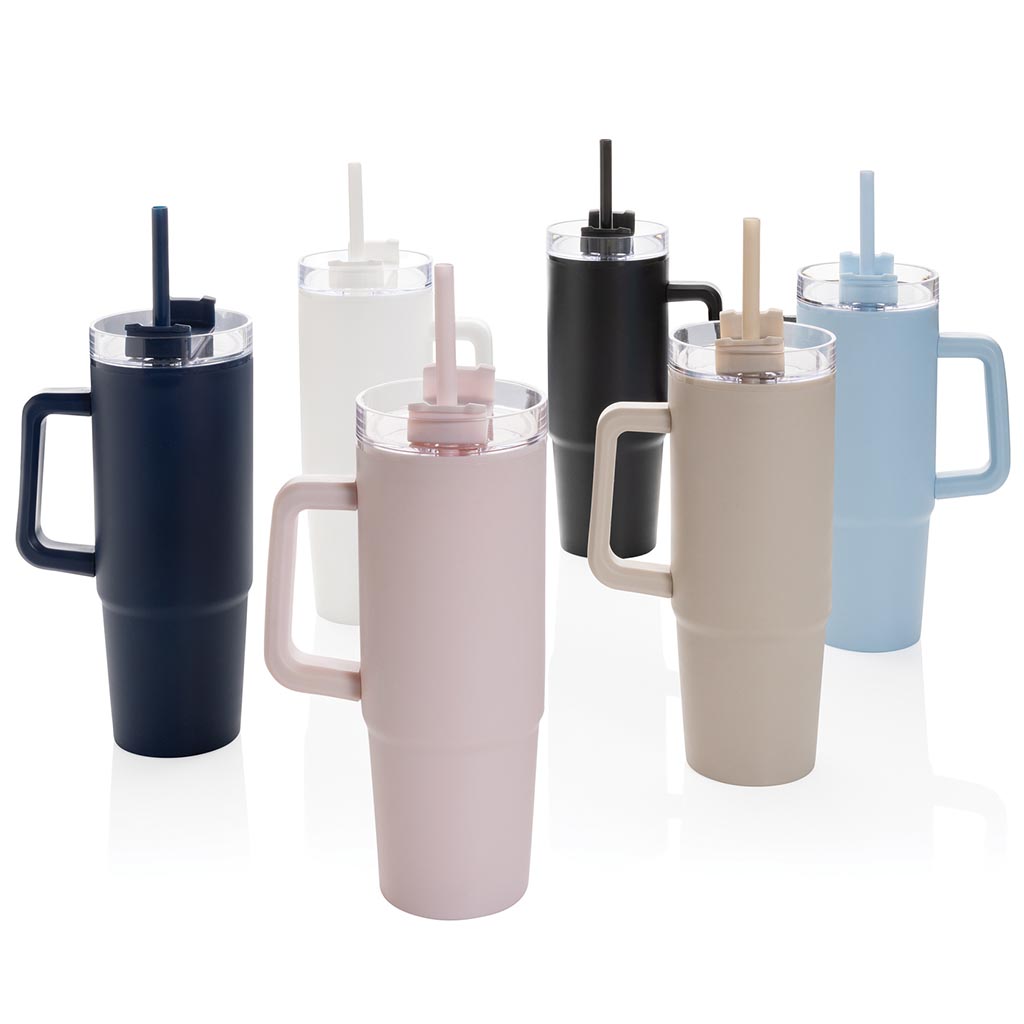 Maxi tazza termica in plastica riciclata