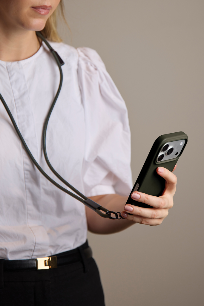 Cordino per smartphone con cavo di ricarica