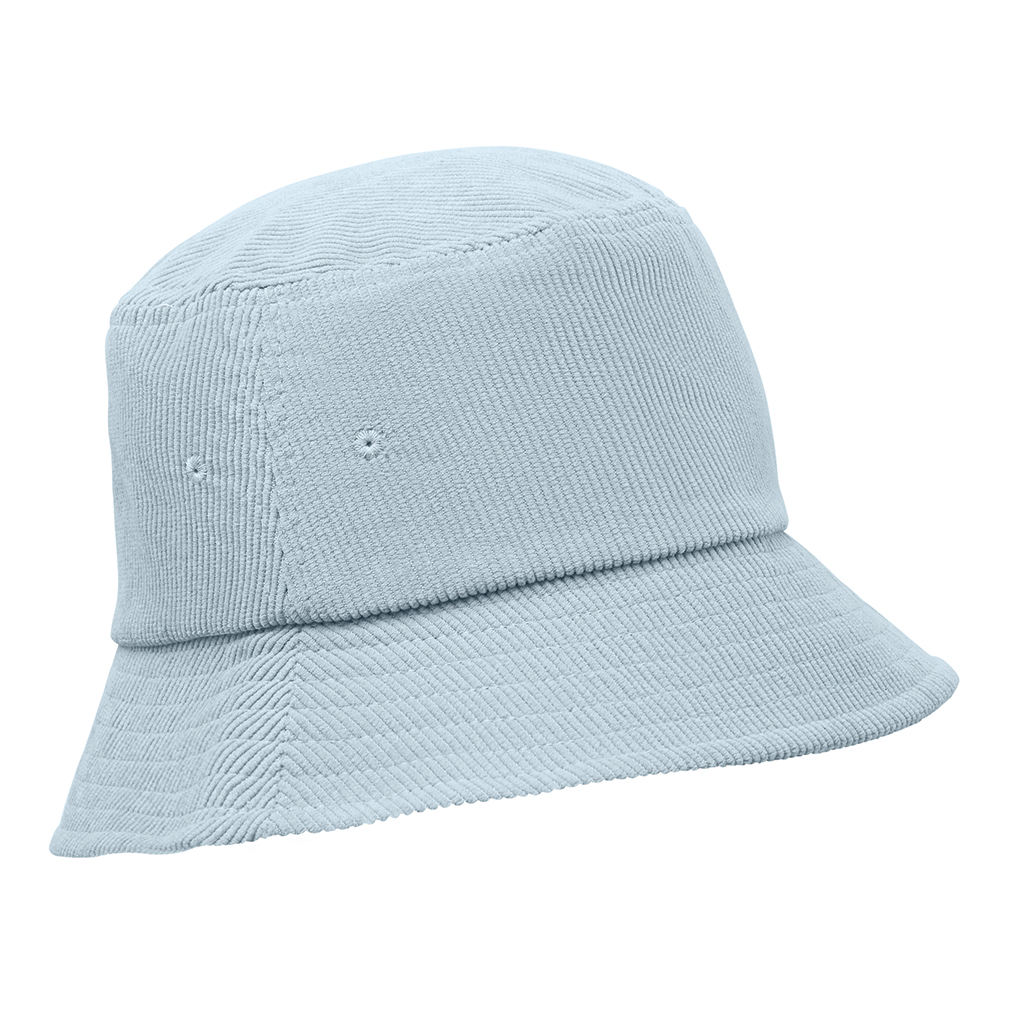 Cappello a secchiello in velluto a coste