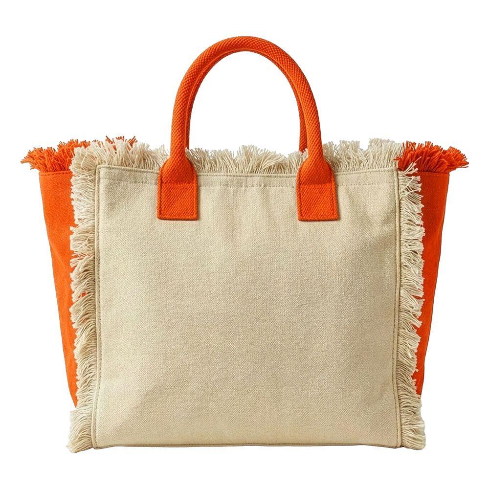 Maxi borsa da spiaggia in cotone